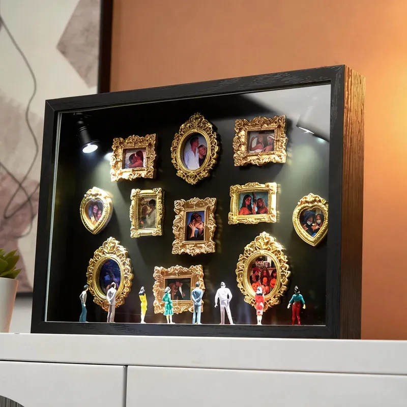 Museum of Us Frame Personalized Couples Gift for Her Cute Miniature Museum Gifts Meaningful Gift Valentine's Day Anniversary Gift - MyFaceSocksAU