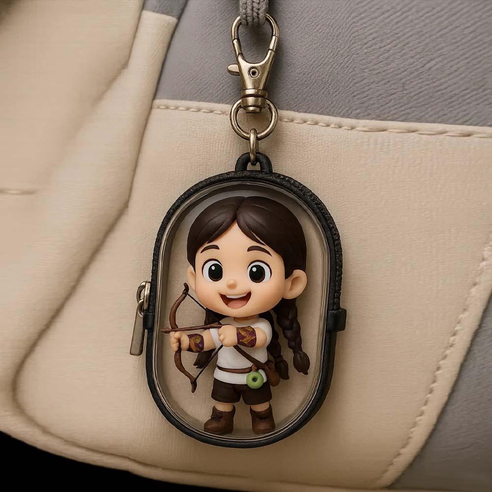 Turn Your Photo into a 3D Backpack Charm Perfect Back to School Gift for Students - MyFaceSocksAU