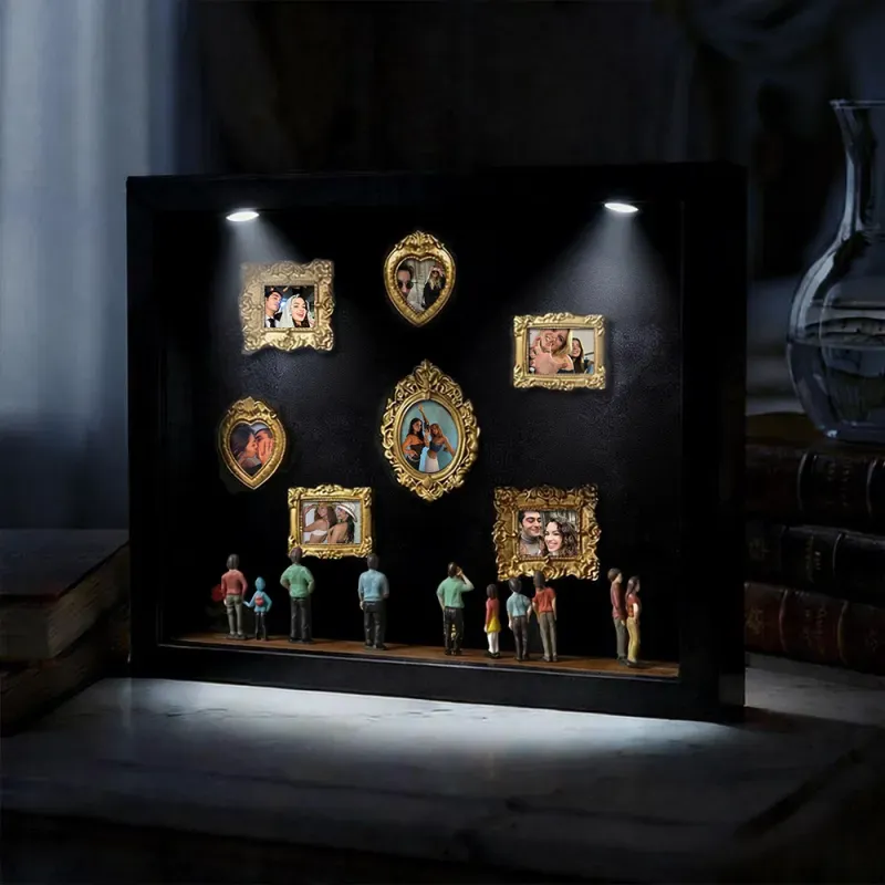 Museum of Us Frame Personalized Couples Gift for Her Cute Miniature Museum Gifts Meaningful Gift Valentine's Day Anniversary Gift - MyFaceSocksAU