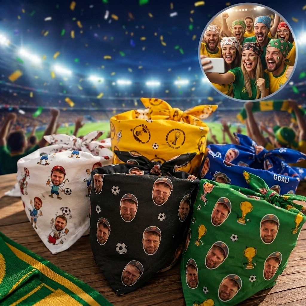 Create Your Own Bandana/Support Bandana/Personalized Bandana/Support Squad/Custom Photo Bandana/Logo/Customizable Bandana/Bachelor Party - MyFaceSocksAU