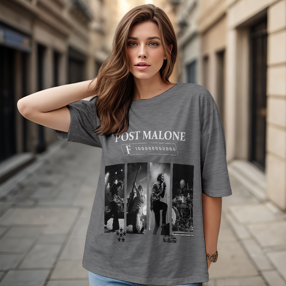 Custom Photo Vintage Tee Personalized Name T-shirt for Men Unique 90s Vintage Shirt Old School Tee - MyFaceSocksAU