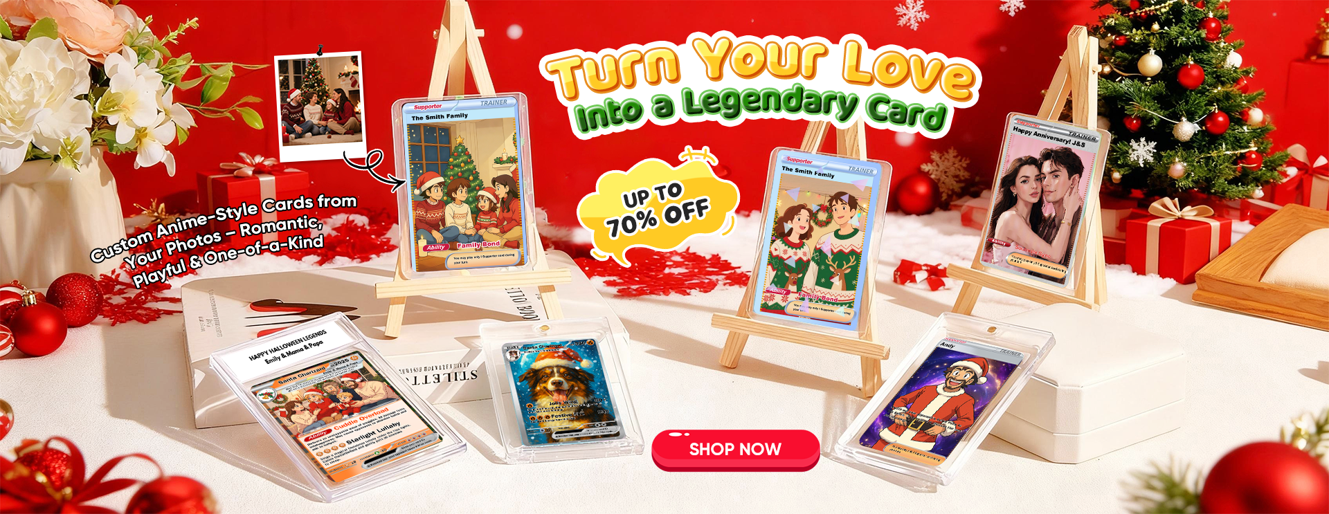 Create your own personalized game cards with photo