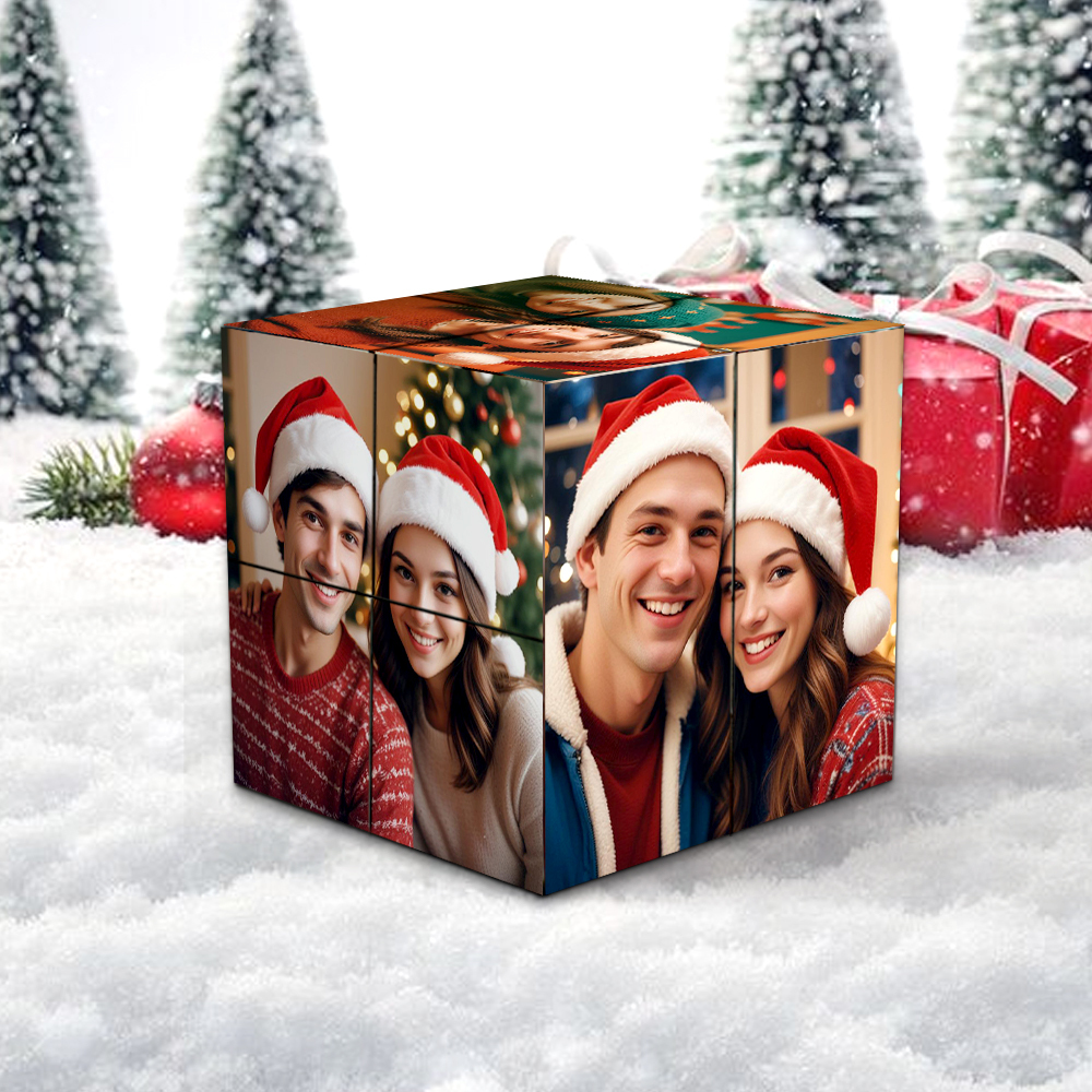 Custom Photo Rubic's Cube Multiphoto Colorful Rubic's Cube Christmas Gift