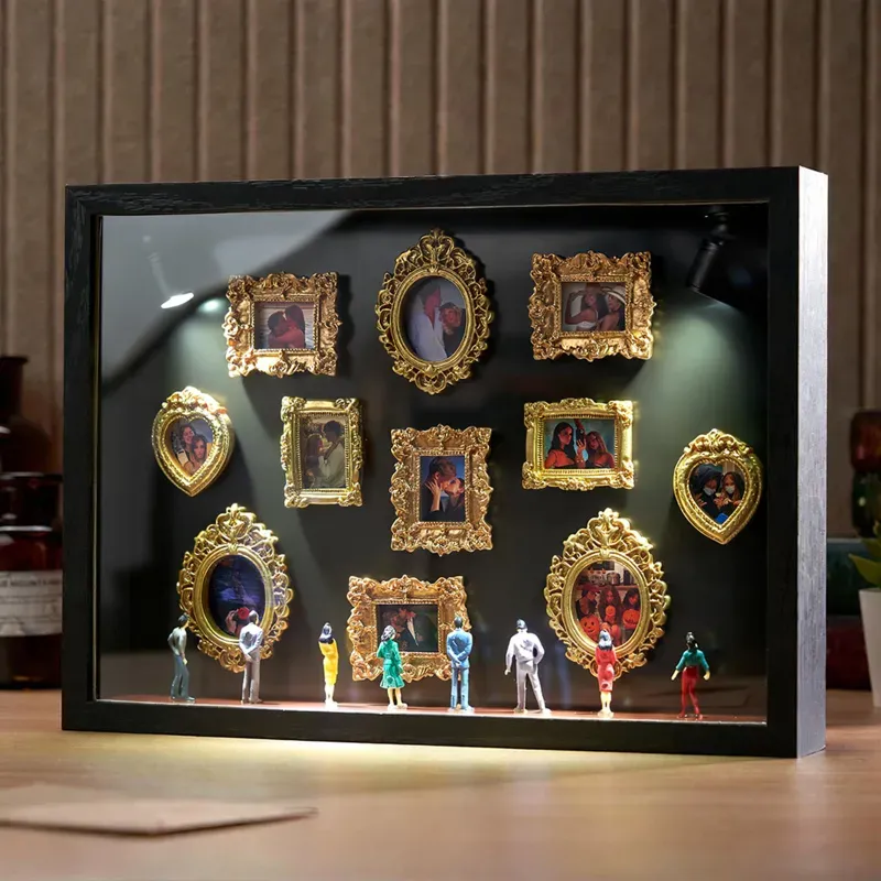 Museum of Us Frame Personalized Couples Gift for Her Cute Miniature Museum Gifts Meaningful Gift Valentine's Day Anniversary Gift - MyFaceSocksAU