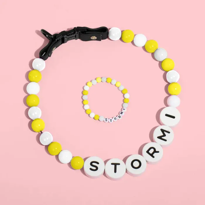 Personalized Pet Name Necklace – Comes with a Free Matching Bracelet - MyFaceSocksAU