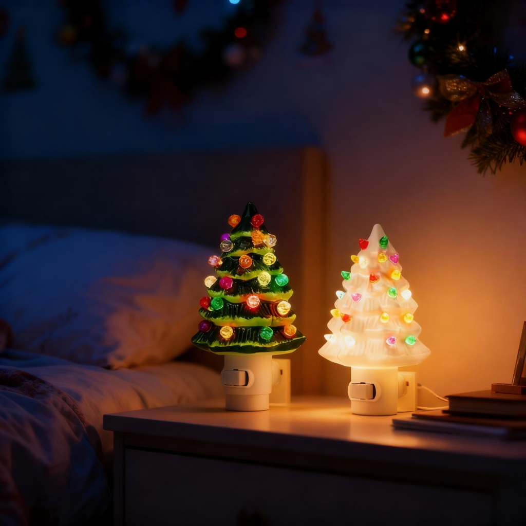 Christmas Tree Ornament Decor Creative Resin Christmas Decoration for Home Yard & Holiday Display US Plug Version