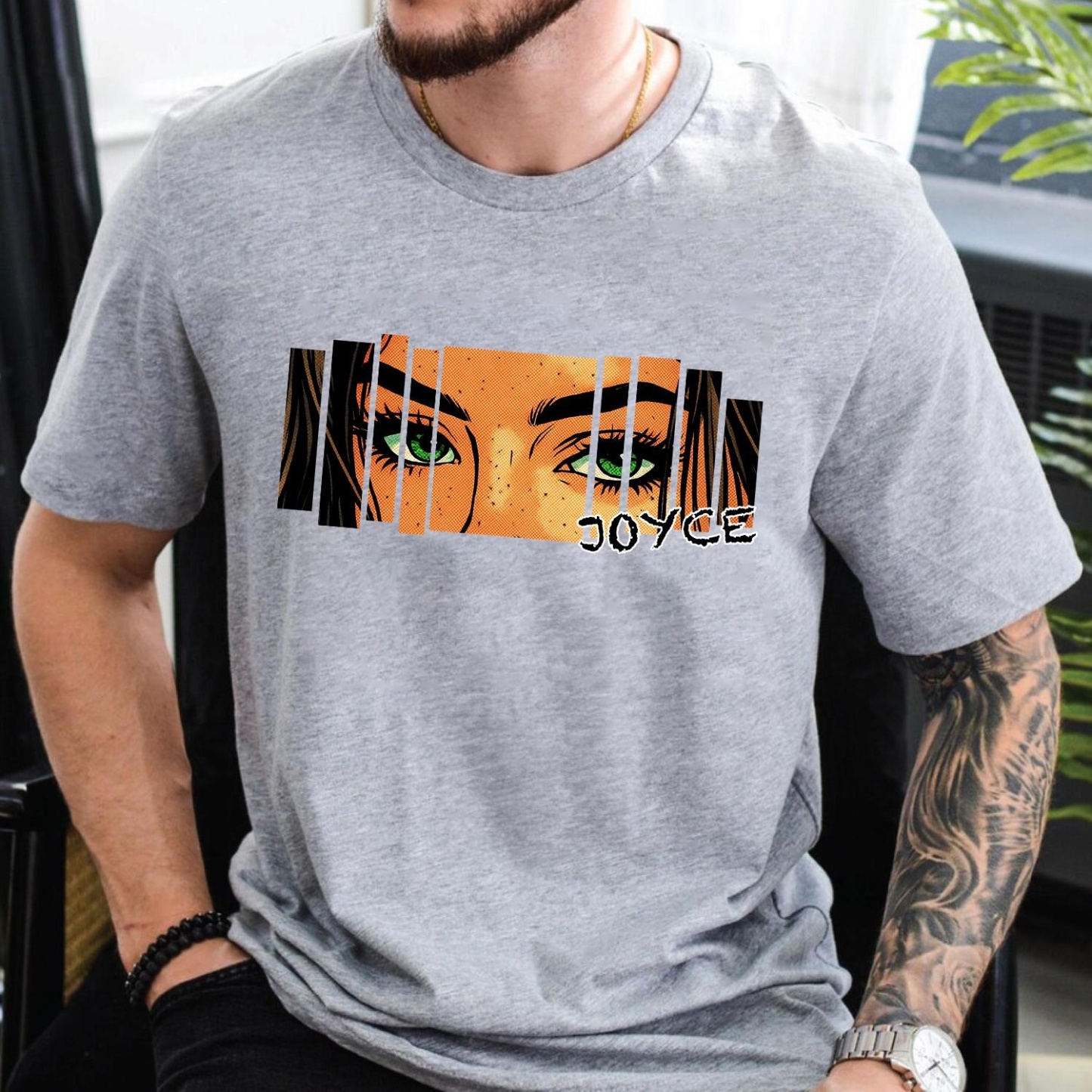 Custom Retro Comic Eyes Shirt, Personalized Name Graphic Tee, Aesthetic Unique Eye Art T-Shirt, Customizable Streetwear for Women Men - MyFaceSocksAU
