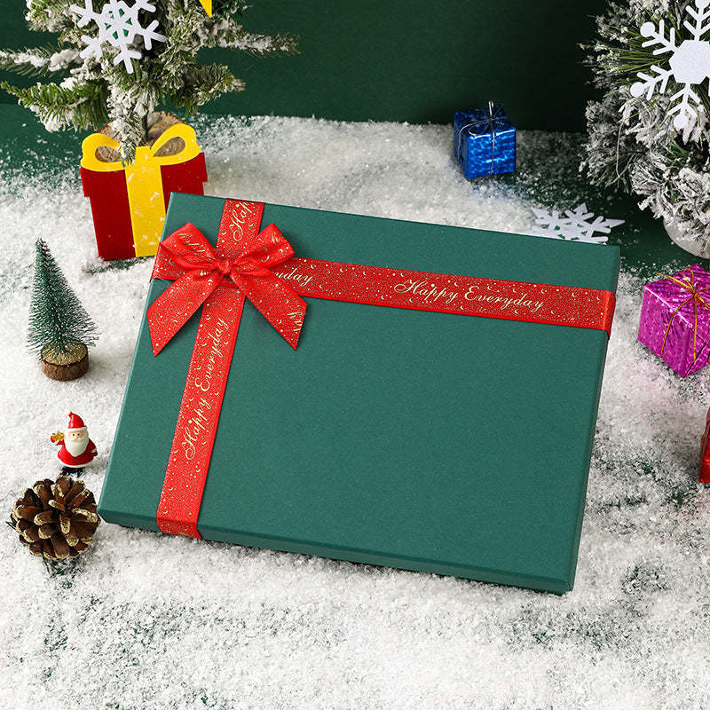 Christmas Advent Calendar Custom Building Block Puzzle Blind Box Gifts Personalized Horizontal Trio Photo Brick Christmas Wonderful Time - MyFaceSocksAU