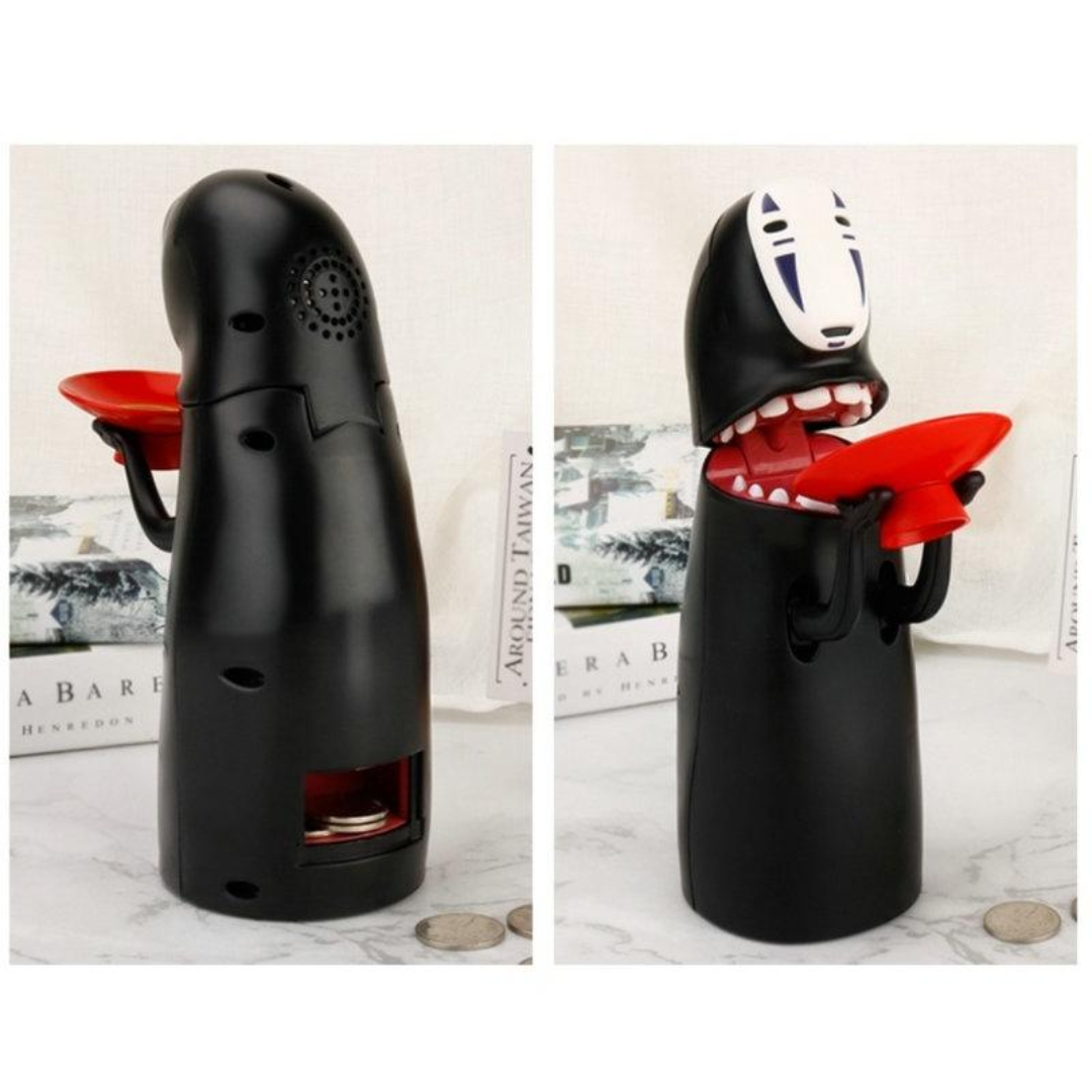 Faceless Man Resin Coin Bank – Cute Savings Money Box Decorative Piggy Bank for Kids & Adults - MyFaceSocksAU