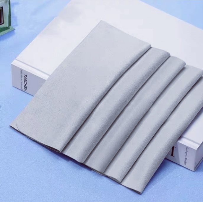 Glasses Cloth Suede Microfiber Wipe Cleaning Polishing Cloth Gift Cloth 15X18CM - MyFaceSocksAU