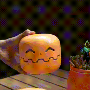 Pumpkin Night Light - Fun and Creative Gift, Ambiance Lamp Halloween Decoration Pumpkin Lantern for Halloween - MyFaceSocksAU