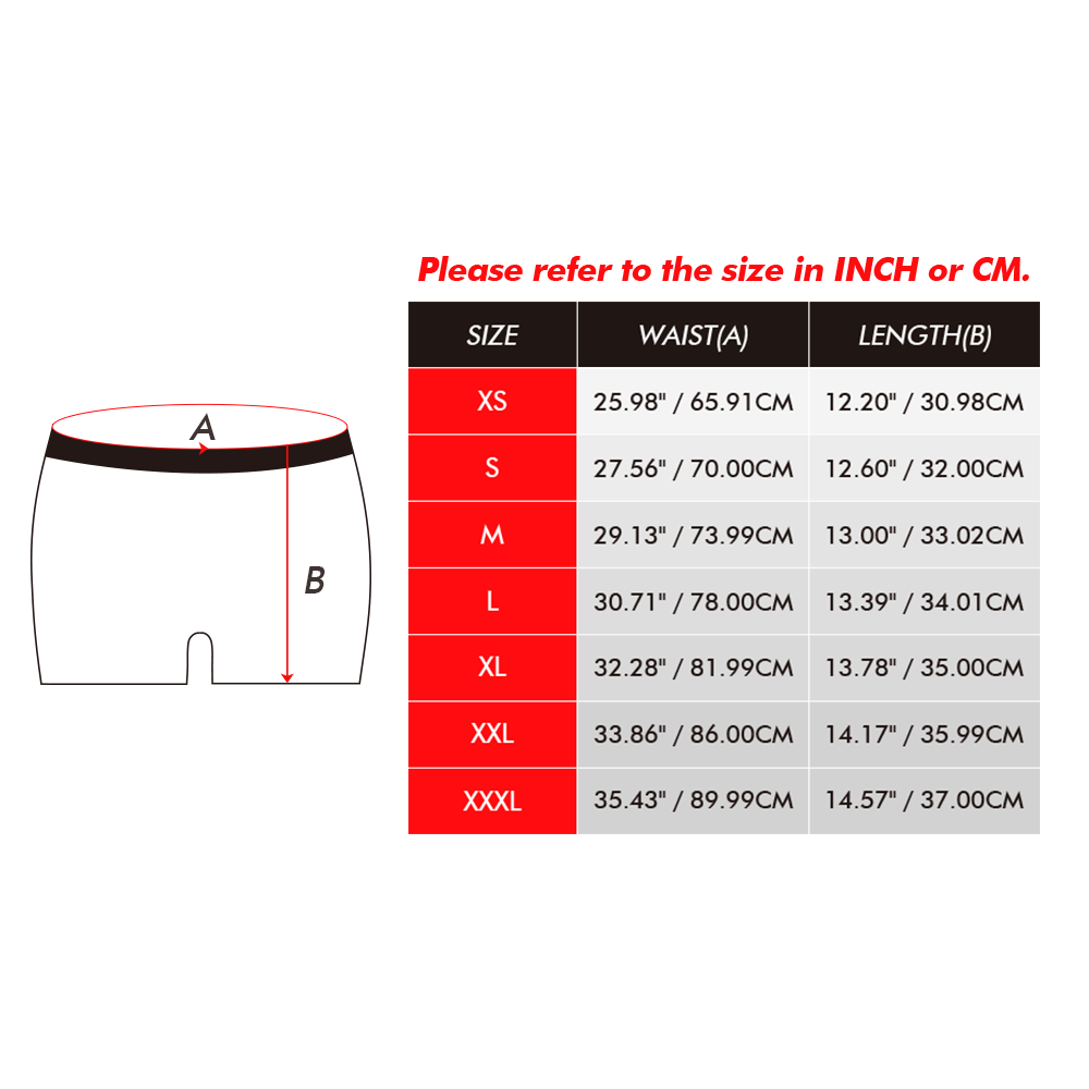 Custom Face and Text Colorful Stripe Boxer Shorts Men's Face Valentine's Day Gifts - MyFaceSocksAU