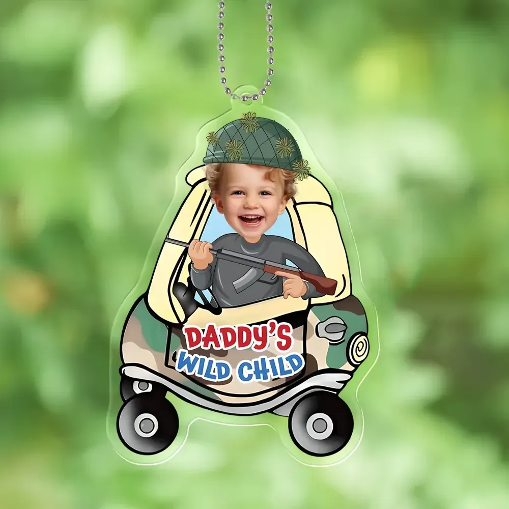 Father's Day Gifts Personalized Custom Car Acrylic Drive Safe Daddy Ornament