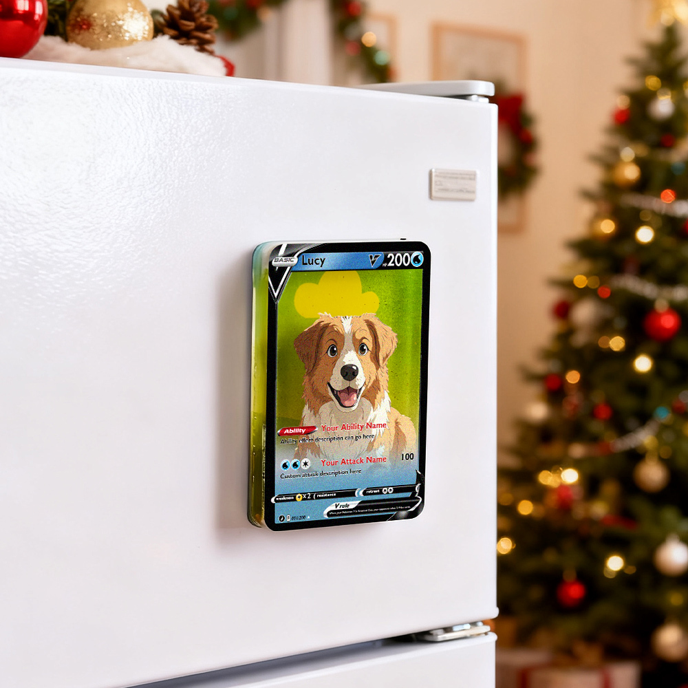 Custom Multicolor Flowing Sand Card Acrylic Card for Pet Lovers & Couple Anniversary Christmas Gift Idea