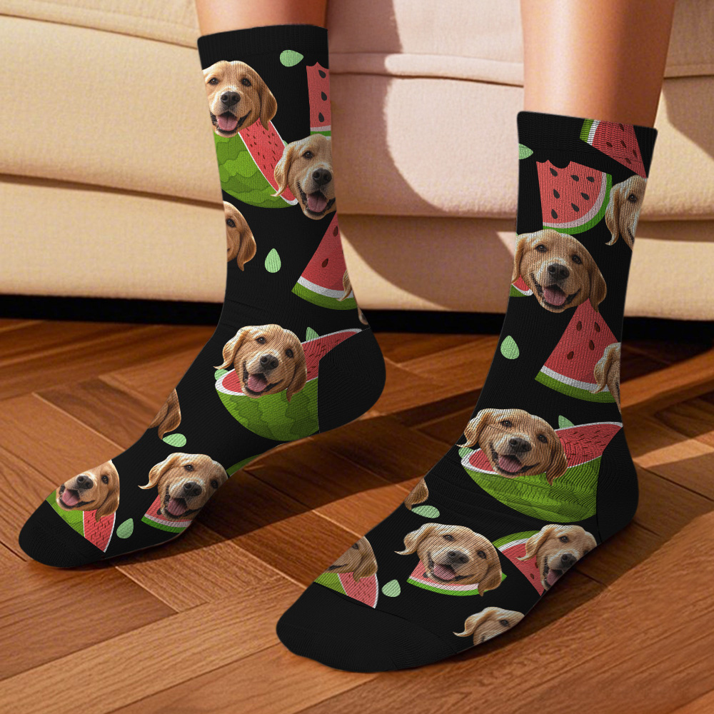 Personalized Face Socks with Photos Custom BIg Face Socks for Couples Funny Gift Idea - MyFaceSocksAU