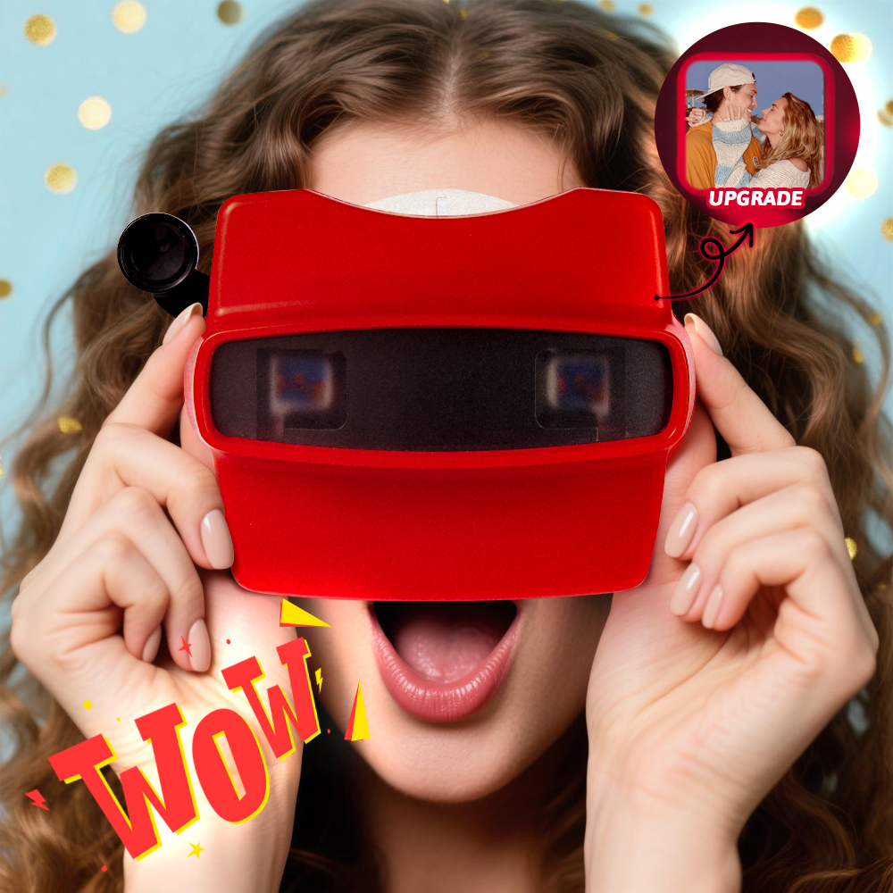Custom 3D Viewfinder and Reel-Personalized Gifts Text and Photo Viewer with Your Own Photos - MyFaceSocksAU