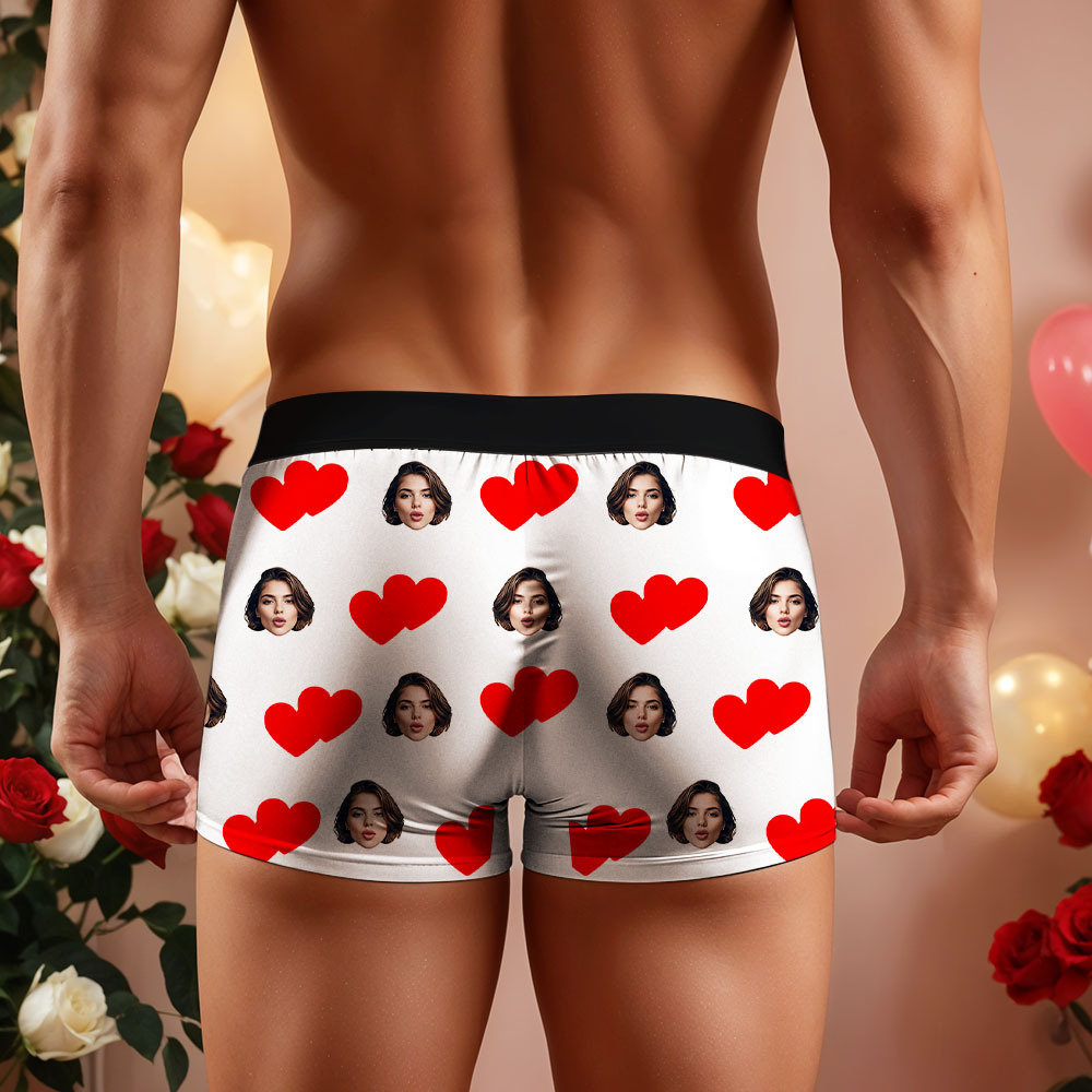 Custom Men's Face Boxer This Belong to Name Face Boxer Briefs Personalized Face Boxer Briefs Valentine's Day Underwear Gift - MyFaceSocksAU