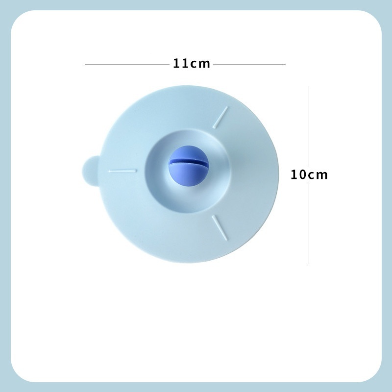 Yellow Gray Lid With Spoon Clip Dust Proof And Leak Proof 10*11*1cm - MyFaceSocksAU