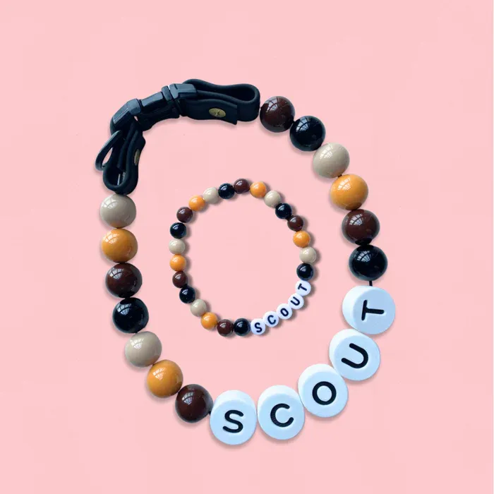 Personalized Pet Name Necklace – Comes with a Free Matching Bracelet - MyFaceSocksAU