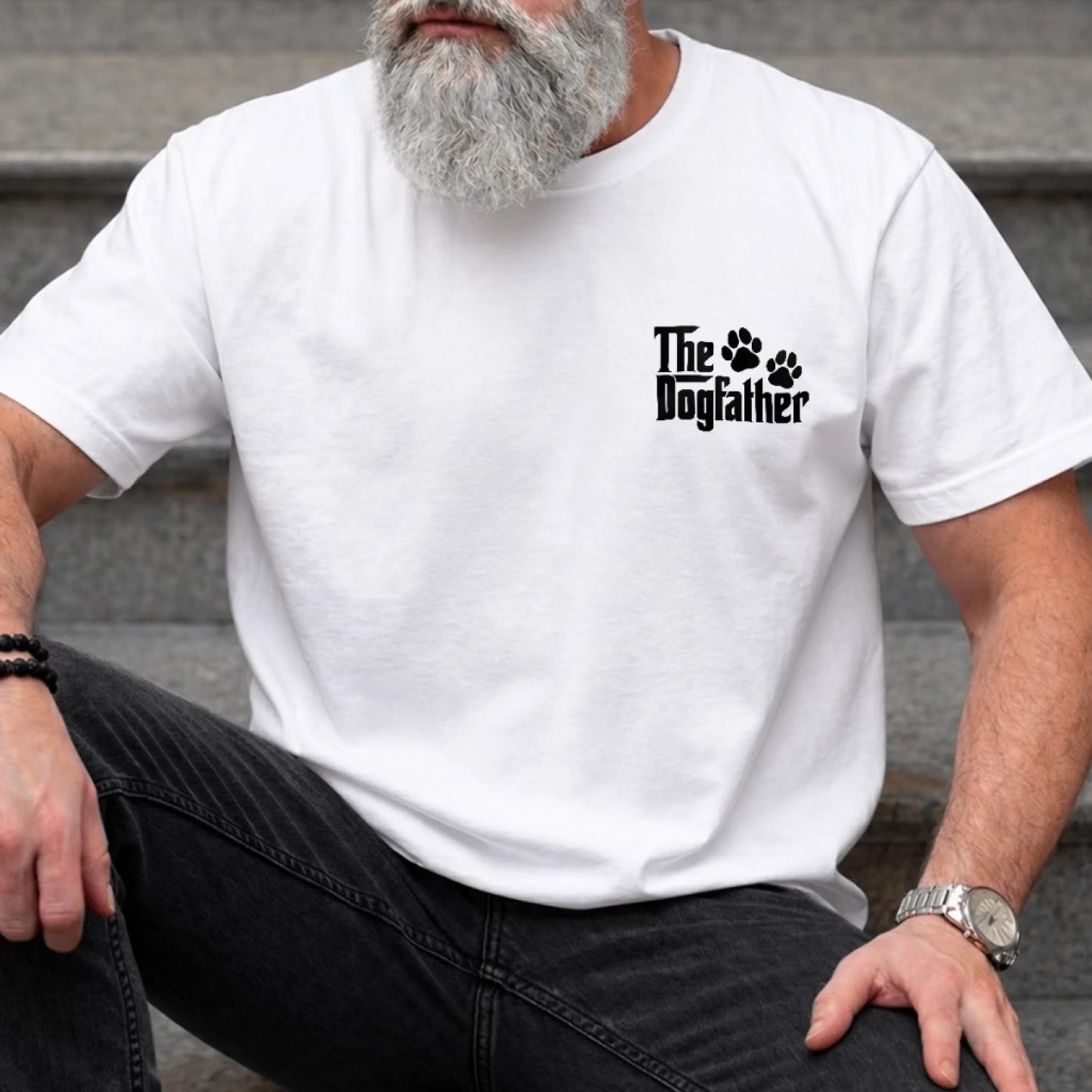 Custom Photo Unisex T-shirt Personalized Father's Day Birthday Gifts For Dog Cat Lovers, Dog Dad And Mom, Cat Owners - Home Is Where My Pets Are - MyFaceSocksAU