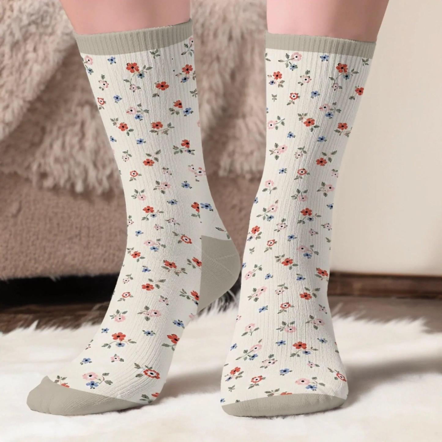 Custom Crew Socks - Personalized Bookish Gifts For Book Lovers, Bookworms, Readers - So Many Books, So Little Time - MyFaceSocksAU