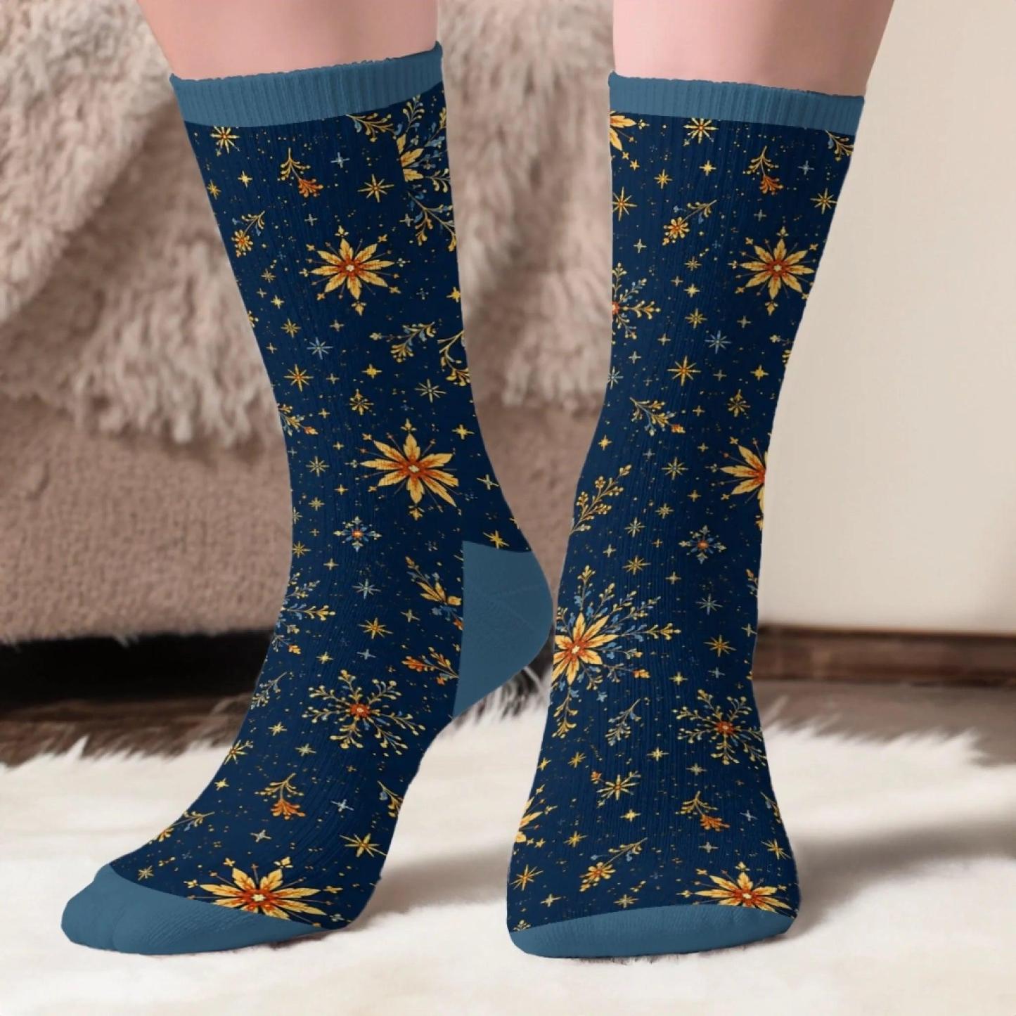 Custom Shh I'm Reading Crew Socks - Personalized Bookish Gifts For Book Lovers, Bookworms, Readers - I'm Booked - MyFaceSocksAU