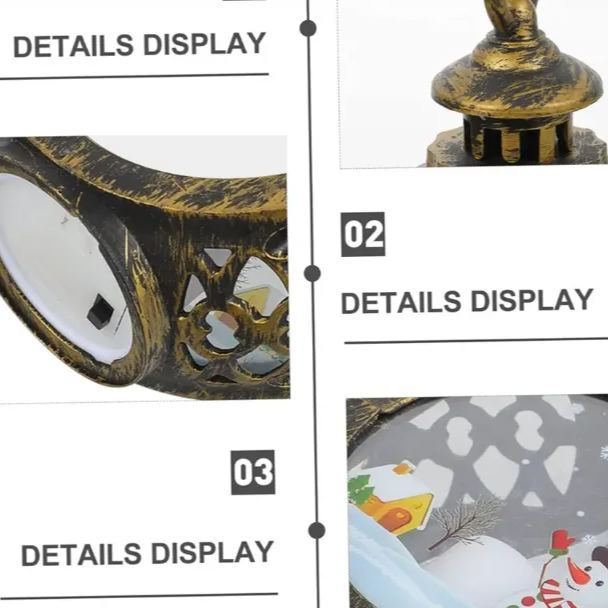 Custom Pet Photo Multiple Effects Available Lantern Ornament Personalized Custom 3D Effect Christmas Lantern - MyFaceSocksAU