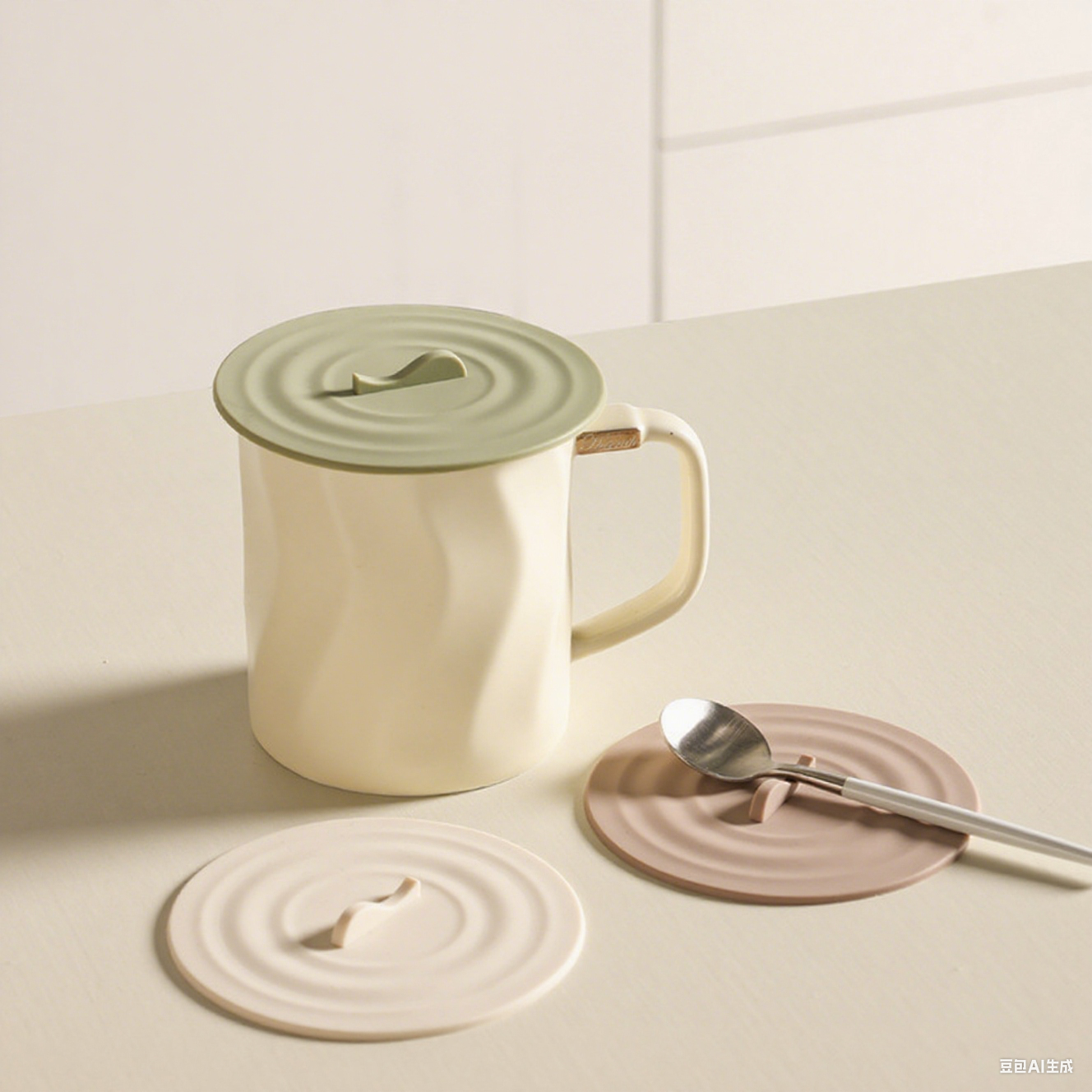 Sky Blue Universal Silicone Cup Lid – Reusable Mug and Teacup Cover - MyFaceSocksAU