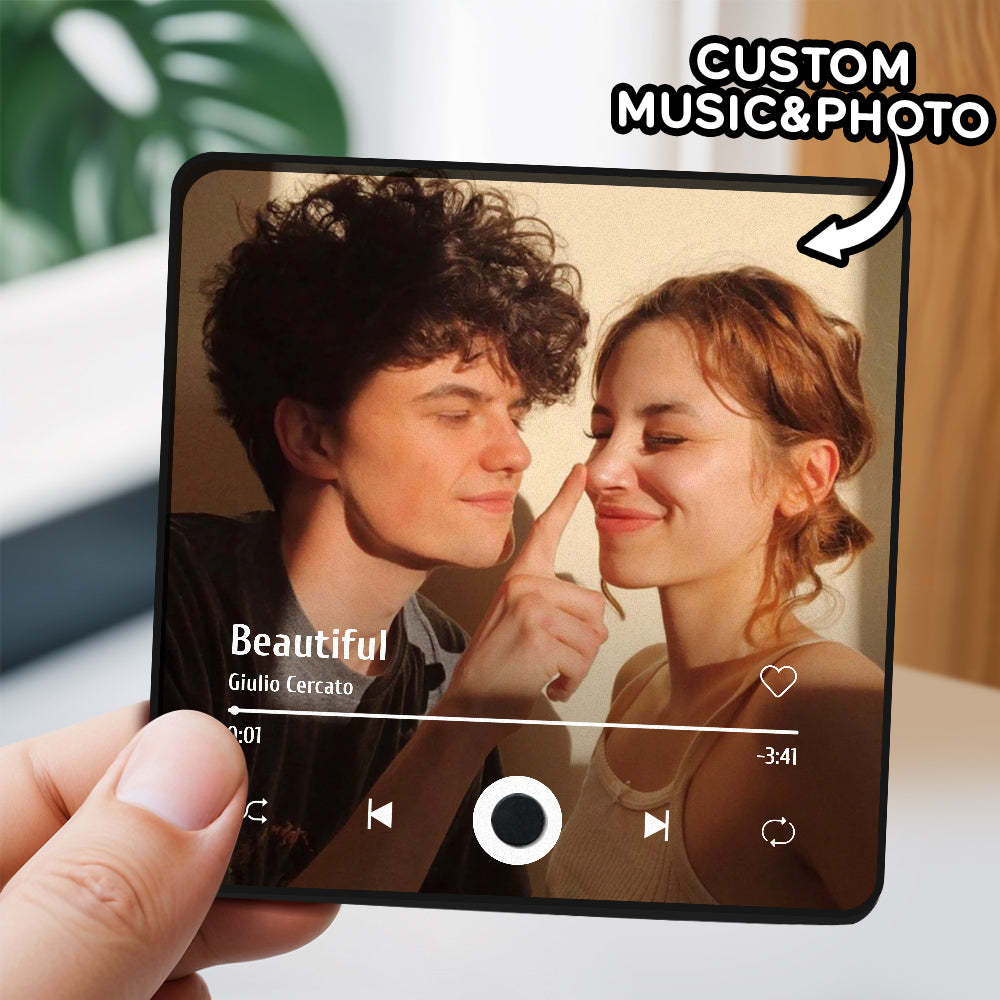 Personalized Photo Album Fridge Magnet Music Wall Photo Sticker Music Movement That Can Be Played Without Cell Phone Music Fridge Magnet Pro Recording of neonatal ultrasound - MyFaceSocksAU