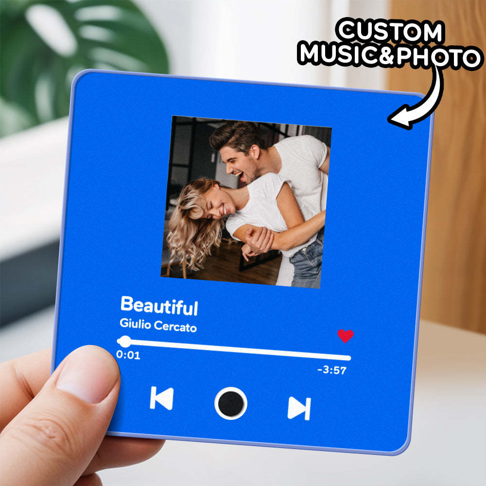 Personalized Photo Album Fridge Magnet Music Wall Photo Sticker Music Movement That Can Be Played Without Cell Phone Music Fridge Magnet Pro Recording of neonatal ultrasound - MyFaceSocksAU