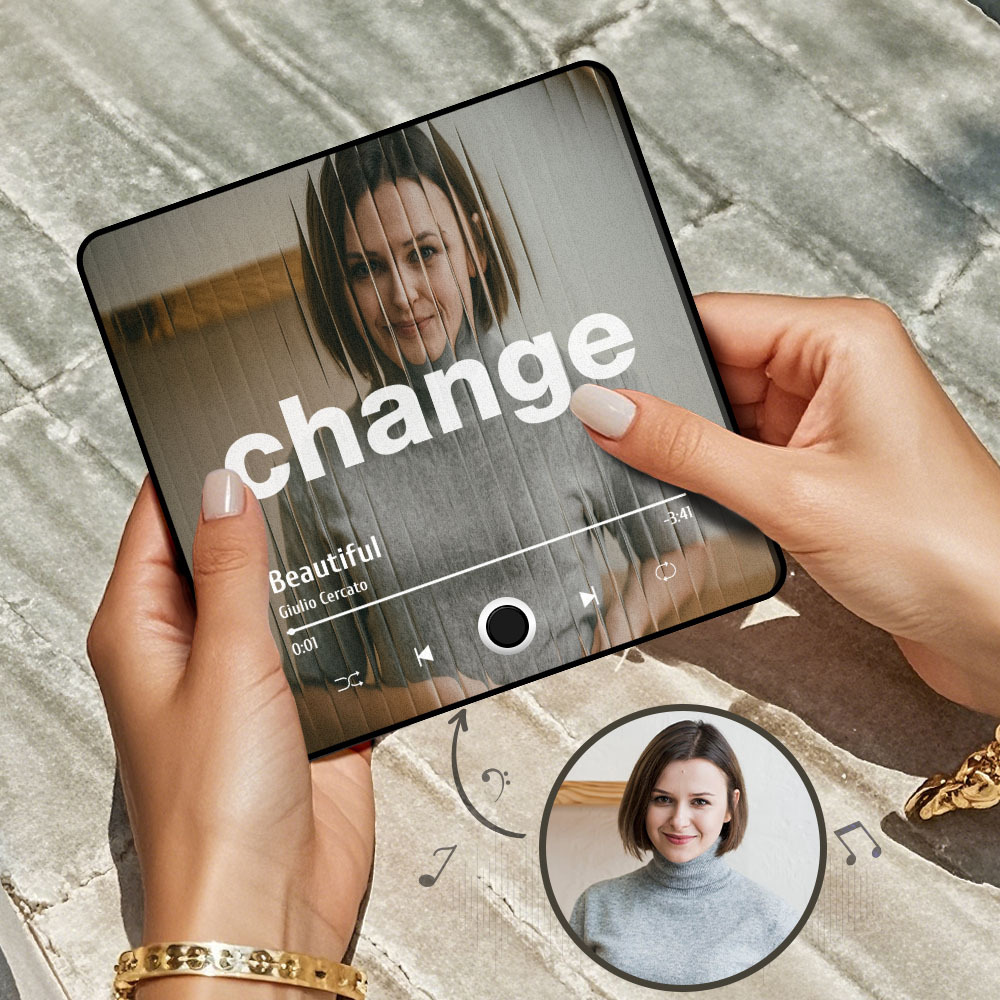 Custom Cartoon Hand-Painted Music Fridge Magnet Music Can Be Played Without Cell Phone Music Cartoon Poster Fridge Magnet - MyFaceSocksAU