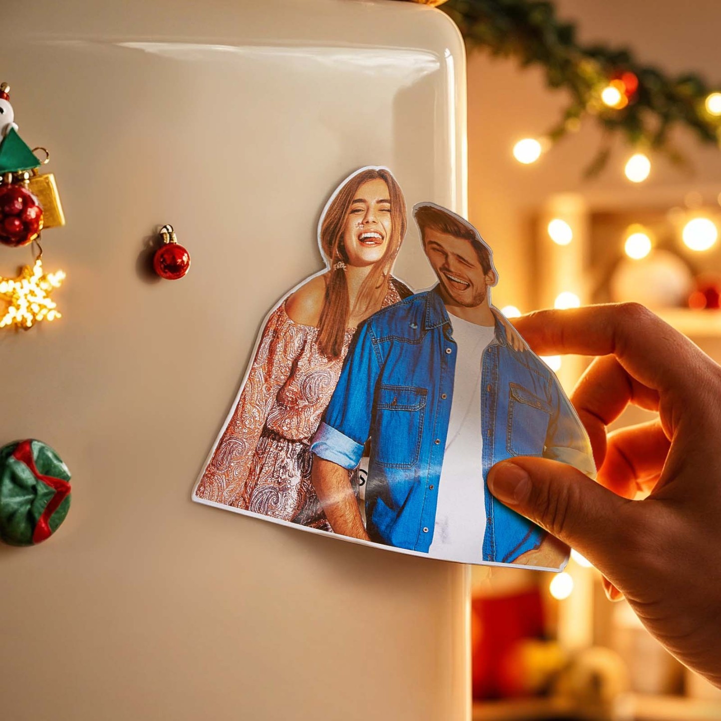 Best Custom Magnet High Quality - Fridge Magnetic Photo Gift Save Your Best Holiday Photo Gift - MyFaceSocksAU