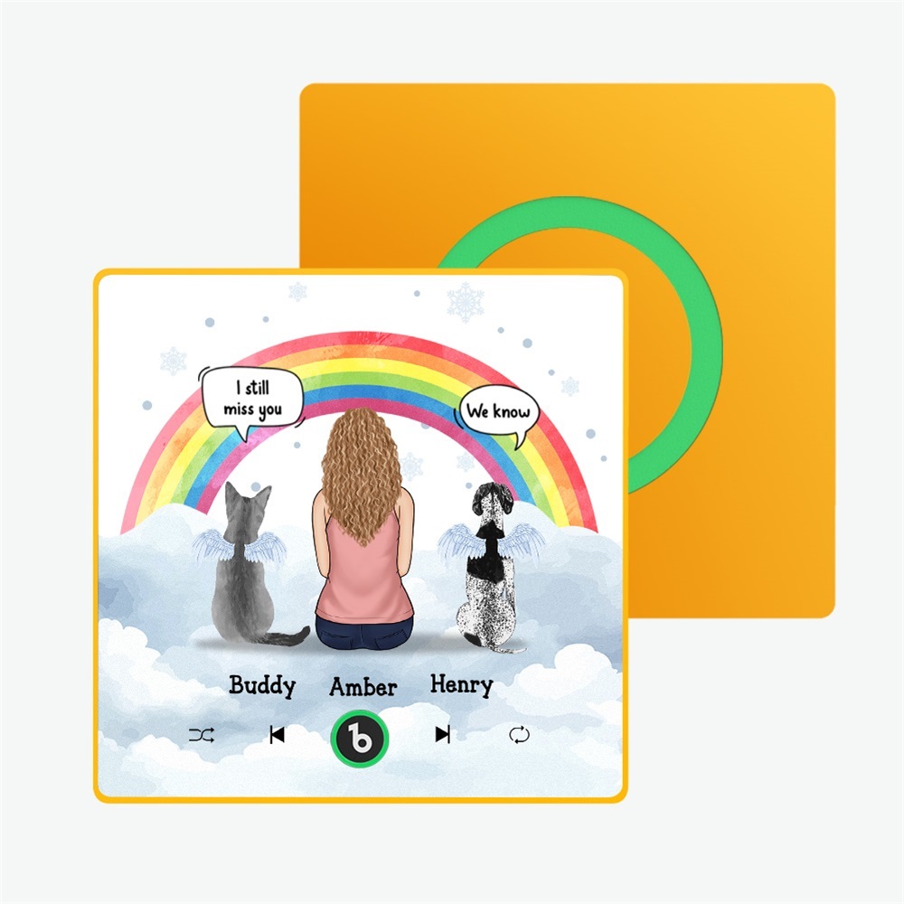 Custom Album Fram Music Fridge Magnet Photo Personalized Phone Music Fridge Magnet Pro Custom Character and Name Fridge Magnet I Still Miss You-MyFaceSocksAu