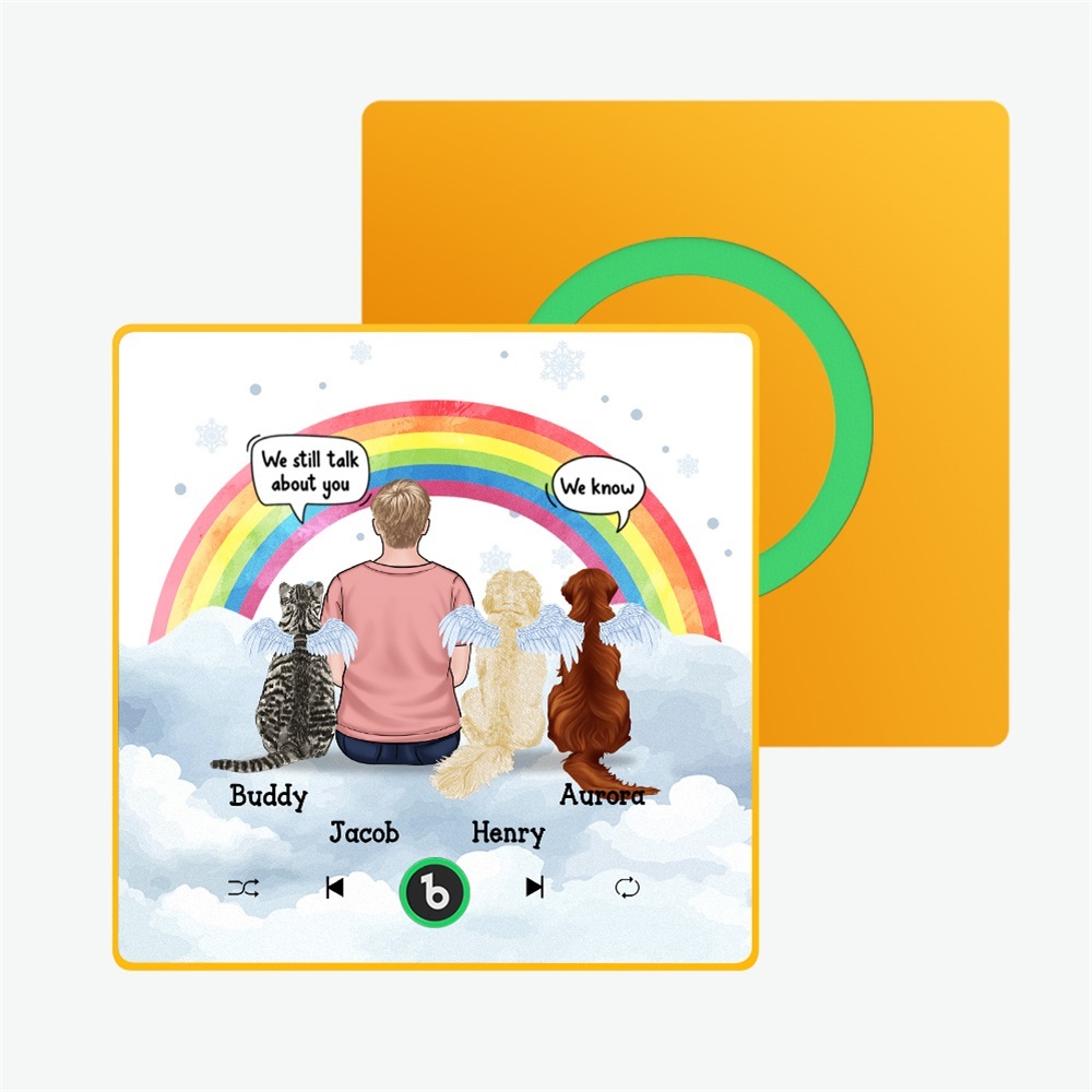 Custom Album Fram Music Fridge Magnet Photo Personalized Phone Music Fridge Magnet Pro Custom Character and Name Fridge Magnet I Still Miss You-MyFaceSocksAu