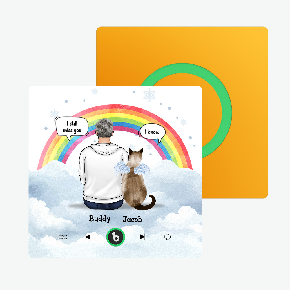 Custom Album Framless Music Fridge Magnet Photo Personalized Phone Music Fridge Magnet Pro Custom Character and Name Fridge Magnet I Still Miss You-MyFaceSocksAu