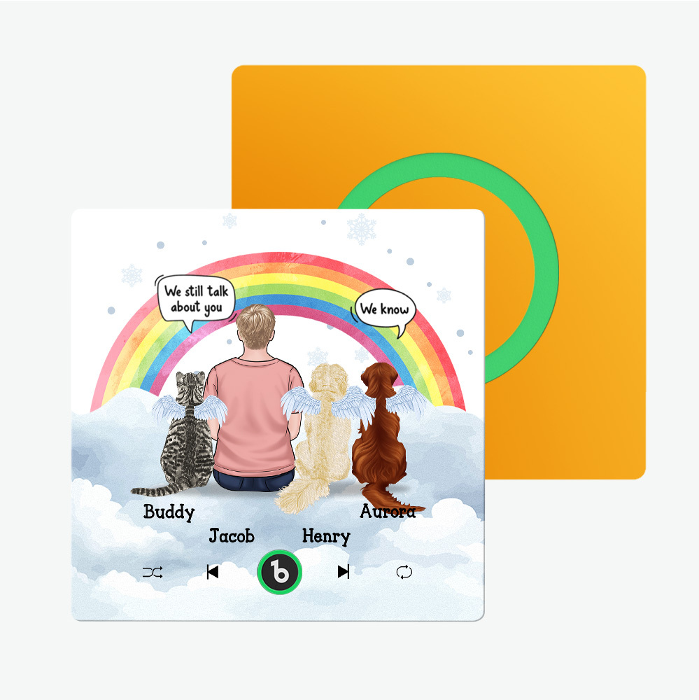 Custom Album Framless Music Fridge Magnet Photo Personalized Phone Music Fridge Magnet Pro Custom Character and Name Fridge Magnet I Still Miss You-MyFaceSocksAu