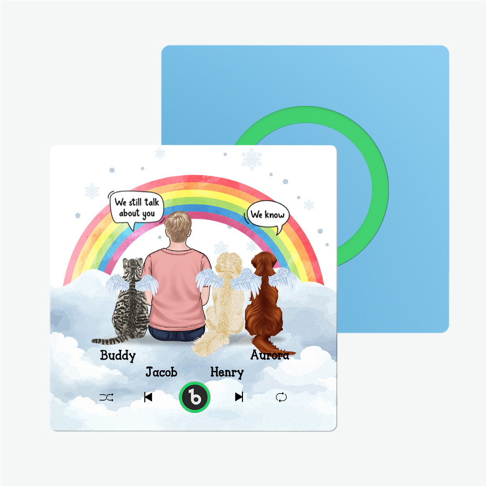 Custom Album Framless Music Fridge Magnet Photo Personalized Phone Music Fridge Magnet Pro Custom Character and Name Fridge Magnet I Still Miss You-MyFaceSocksAu
