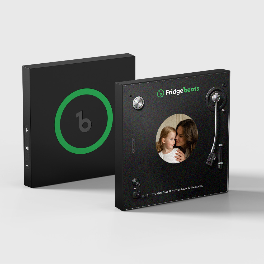 Father's Day Gift Custom Music & Photo Fridge Magnet Can Customize 1-6 Vinyl and Songs - MyFaceSocksAU