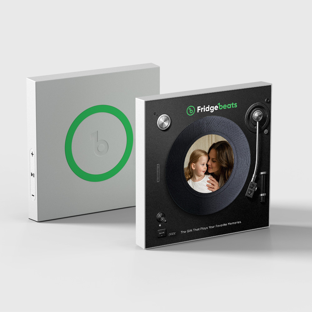 Father's Day Gift Custom Music & Photo Fridge Magnet Can Customize 1-6 Vinyl and Songs - MyFaceSocksAU