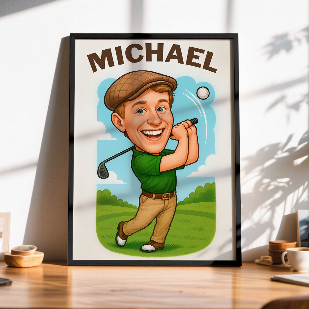 Custom Funny Portrait, Personalized Portrait Toy Art, Custom Action Figure - MyFaceSocksAU