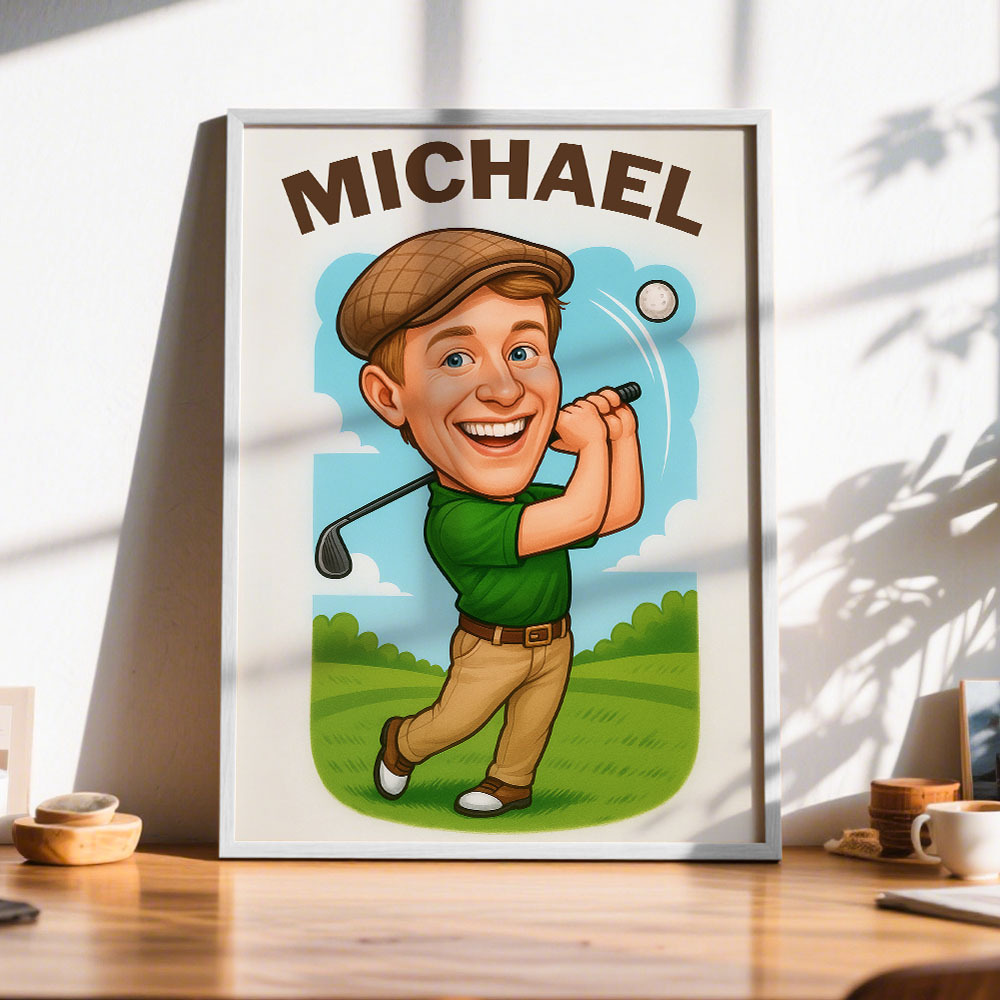Custom Funny Portrait, Personalized Portrait Toy Art, Custom Action Figure - MyFaceSocksAU