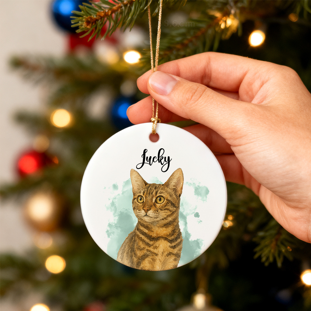 Custom Pet Ornament, Personalized Dog Ornament, Dog Remembrance Gift, Custom Dog Ornament for Personalized Ornament Gift