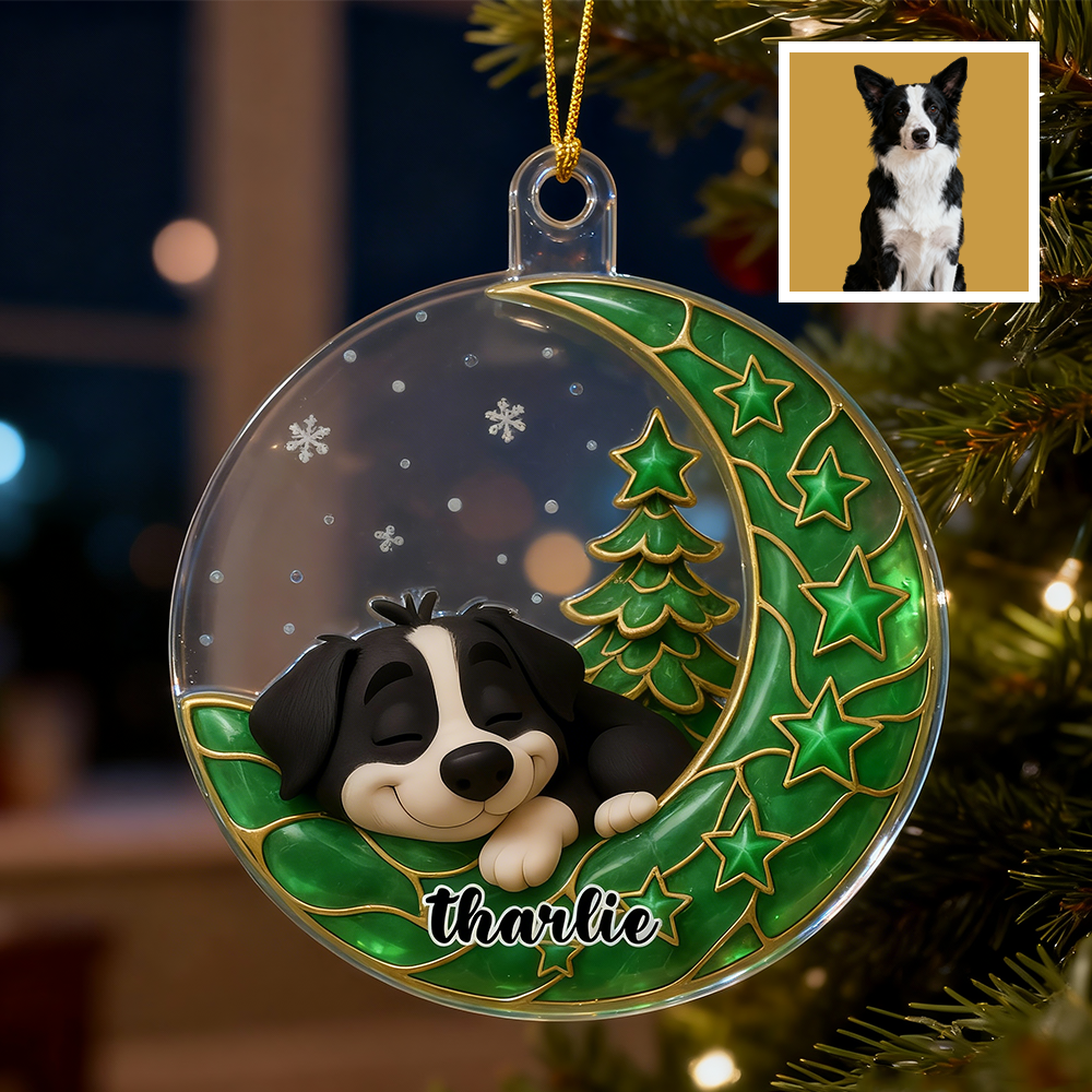 Personalized Acrylic Car Hanger - Christmas Gifts for Cute Moment - Custom Name Gift for Boyfriend & Girlfriend Family Lovers - MyFaceSocksAU