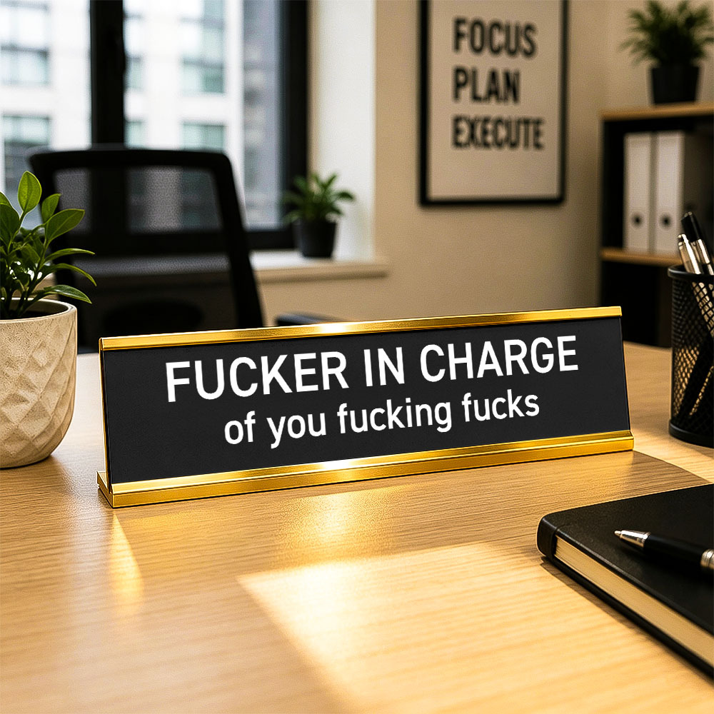 Let Me Drop Everything and Work On Your Problem -funny office decor sign, funny office desk accessory, desk signs for work - MyFaceSocksAU