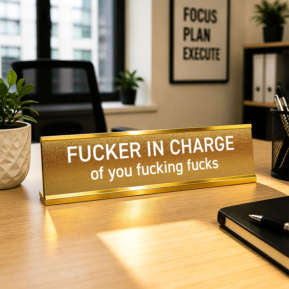 Let Me Drop Everything and Work On Your Problem -funny office decor sign, funny office desk accessory, desk signs for work - MyFaceSocksAU