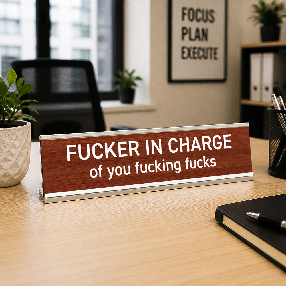 Let Me Drop Everything and Work On Your Problem -funny office decor sign, funny office desk accessory, desk signs for work - MyFaceSocksAU