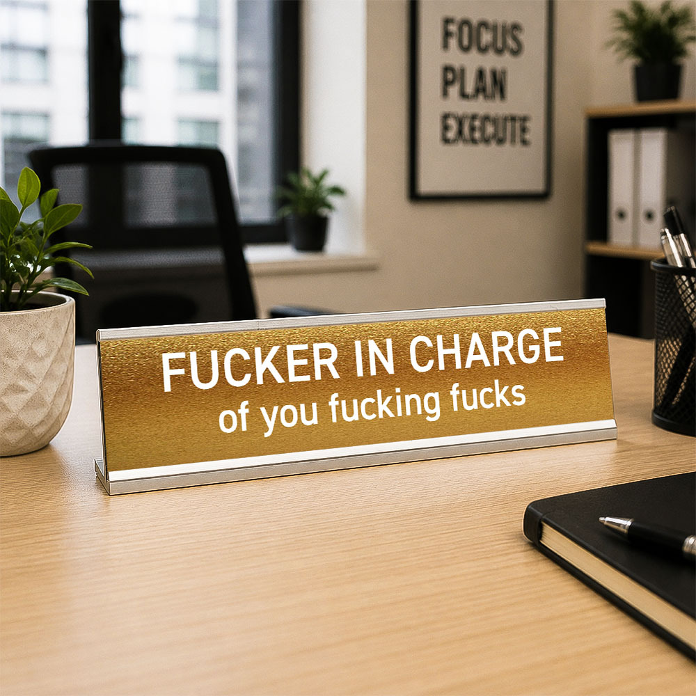 Let Me Drop Everything and Work On Your Problem -funny office decor sign, funny office desk accessory, desk signs for work - MyFaceSocksAU