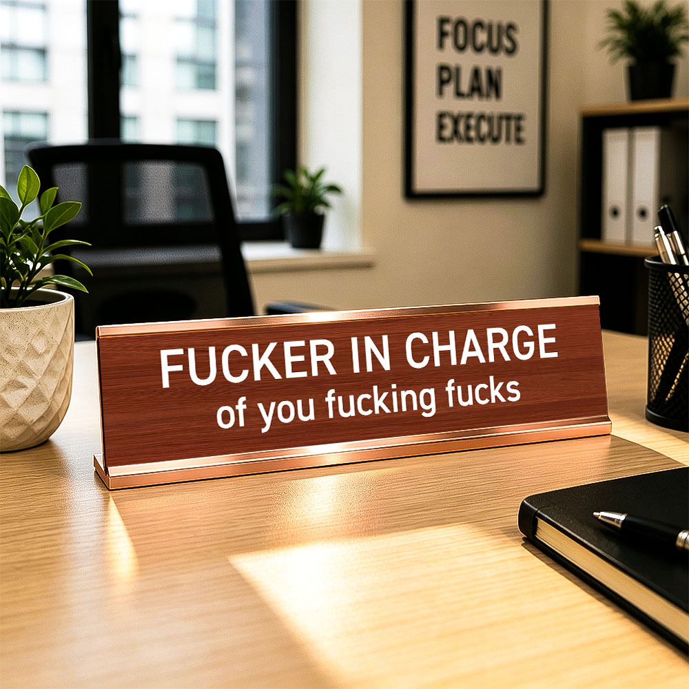 Let Me Drop Everything and Work On Your Problem -funny office decor sign, funny office desk accessory, desk signs for work - MyFaceSocksAU