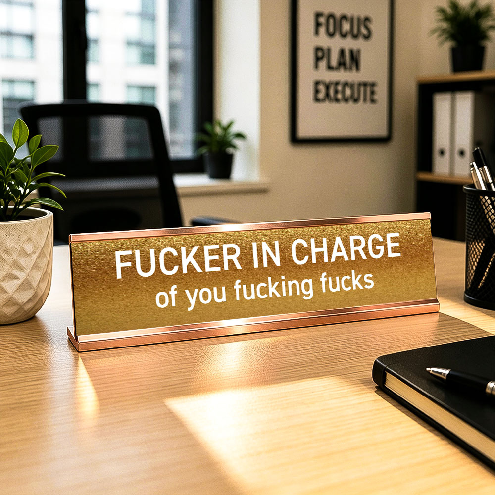 Let Me Drop Everything and Work On Your Problem -funny office decor sign, funny office desk accessory, desk signs for work - MyFaceSocksAU