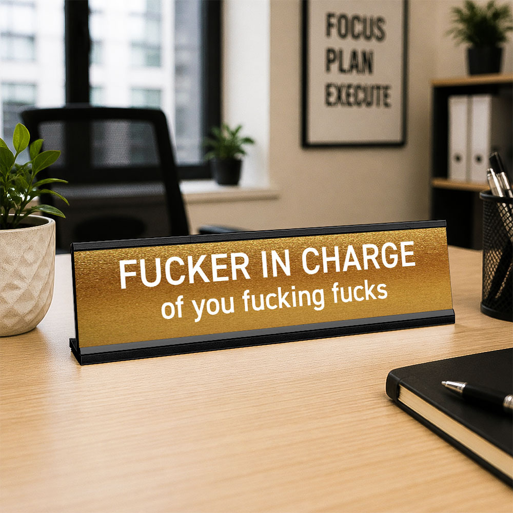 Let Me Drop Everything and Work On Your Problem -funny office decor sign, funny office desk accessory, desk signs for work - MyFaceSocksAU